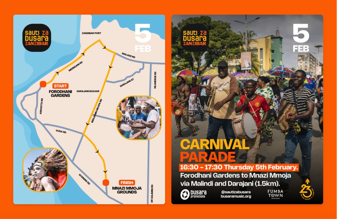 carnival parade Stone Town