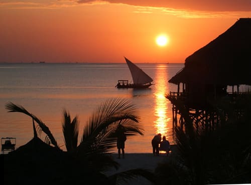 sunset in Michamvi