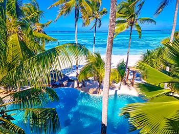 Hotel mit direktem Strandblick