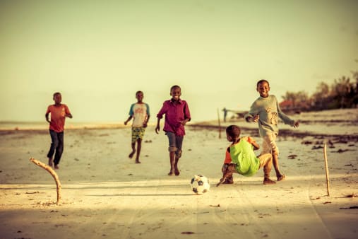 children playing