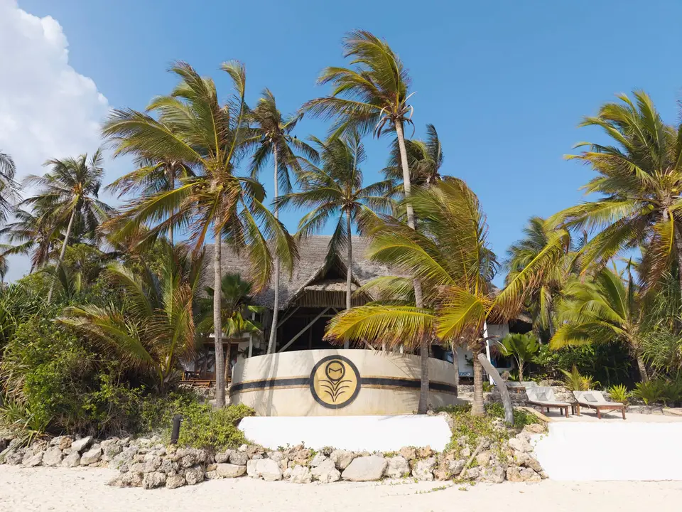 Asili House Pool from the Beach – Matlai Zanzibar