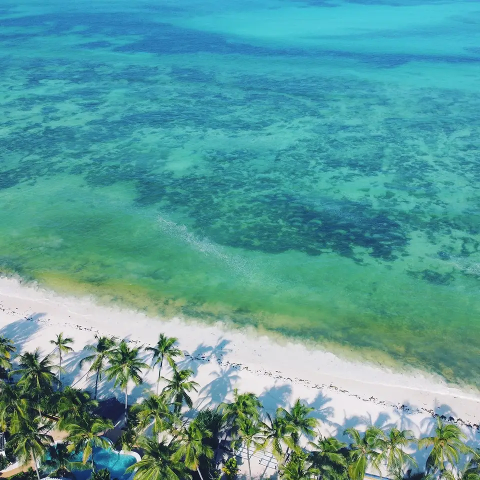 Villa Kidosho | Pool and Beach Drone View