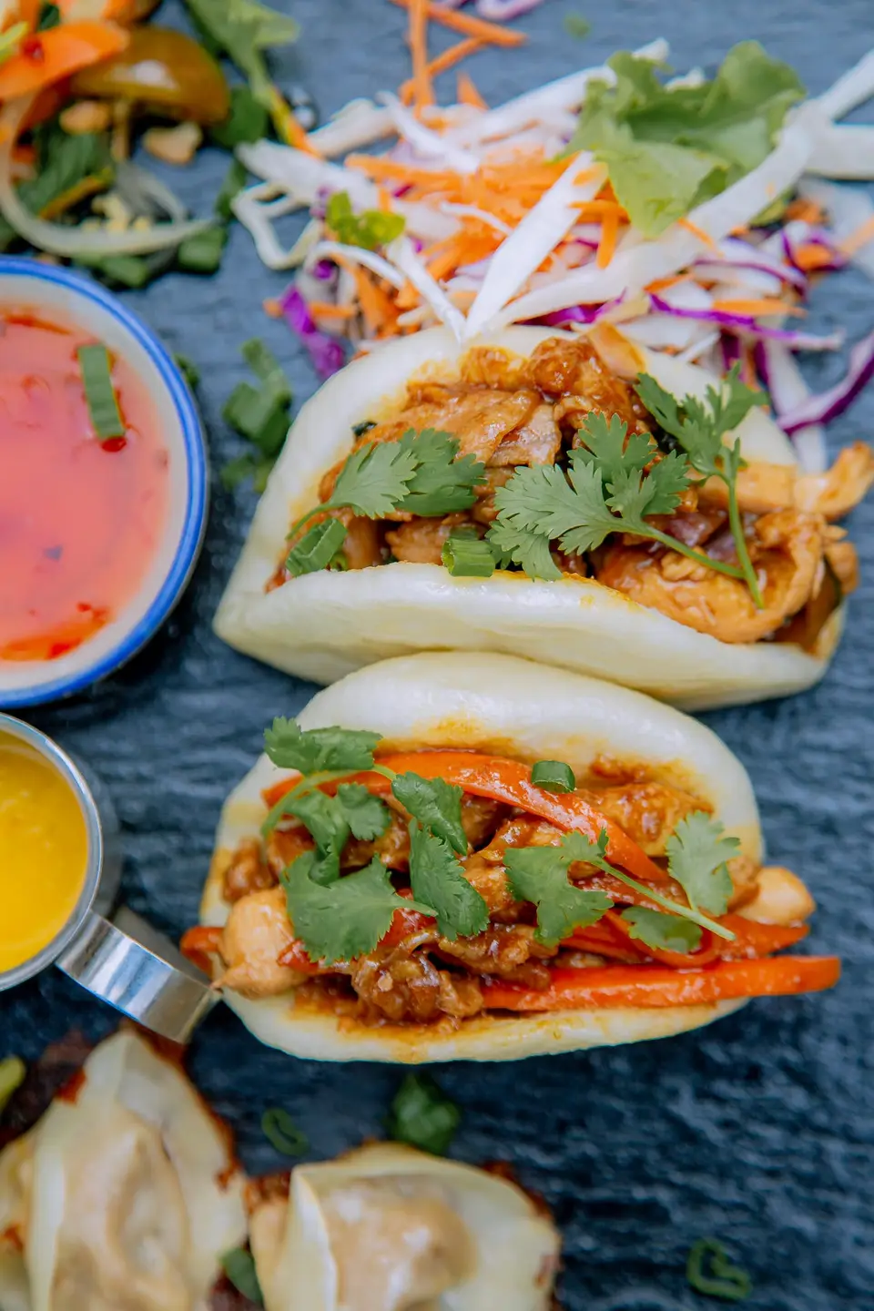 Bao Buns from the Duyen by Kim menu at Boutique Hotel Matlai Zanzibar.